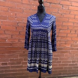 Anthropologie Holding Horses Chevron Dress XXSP